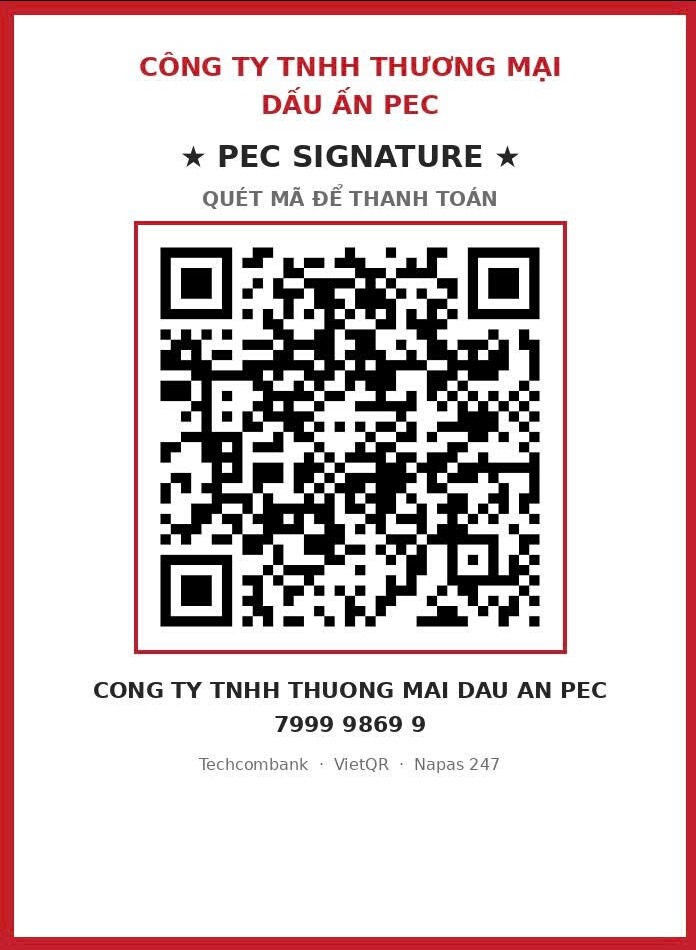 PEC Signature payment QR code